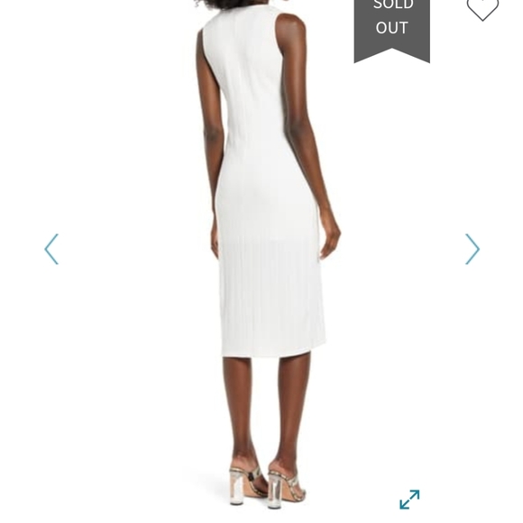 Row A rib midi dress - Picture 2 of 9